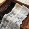 Lace Trim Ribbon, Delicate Crown Ribbon for Crafts Sewing and Bridal Wedding Dress Applique Decorations, 3.3inch Width 5 Yards/Lot (Beige)